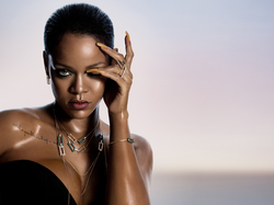 Naszyjnik, Kobieta, Rihanna